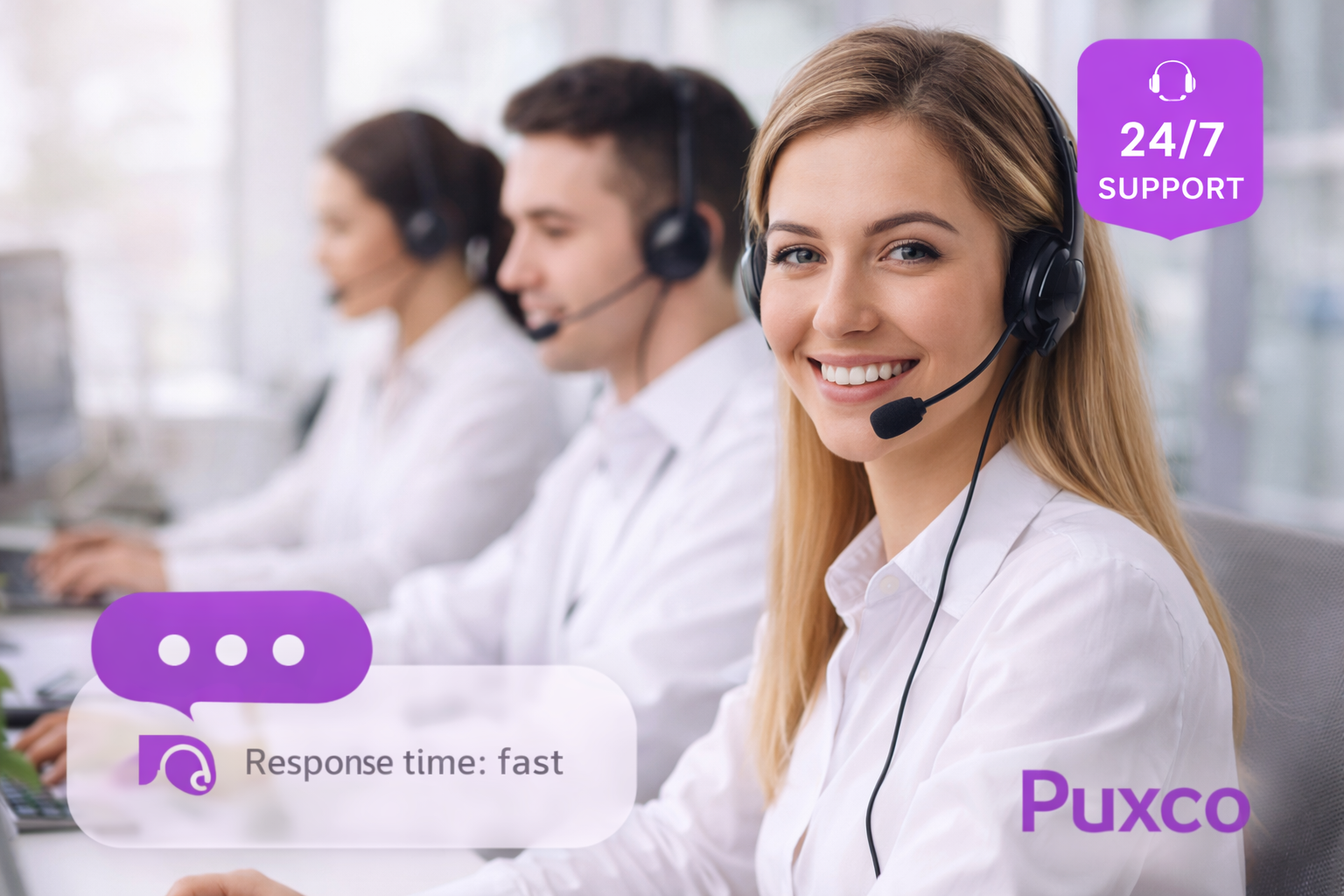 Puxco customer support team